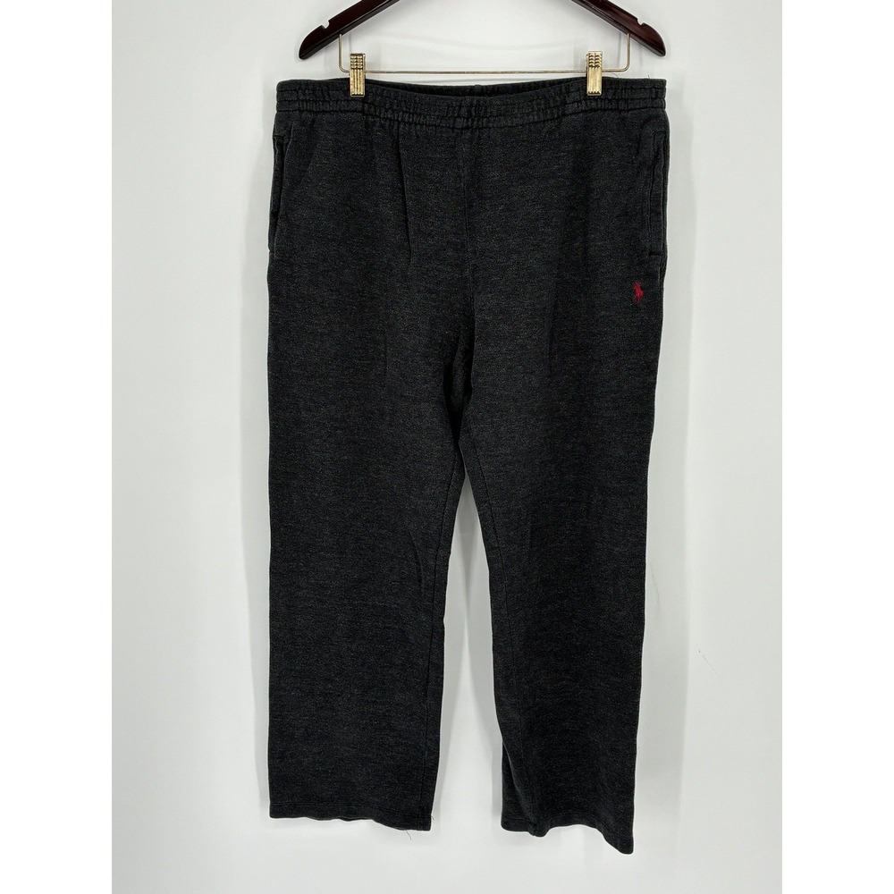 Polo Ralph Lauren Men's Elastic Hem Sweat Pants M Medium Dark Gray Joggers